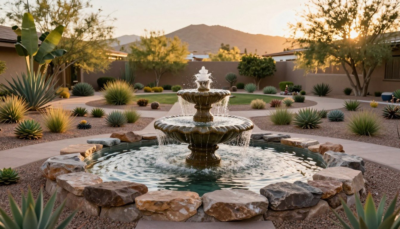 garden water feature cost Scottsdale