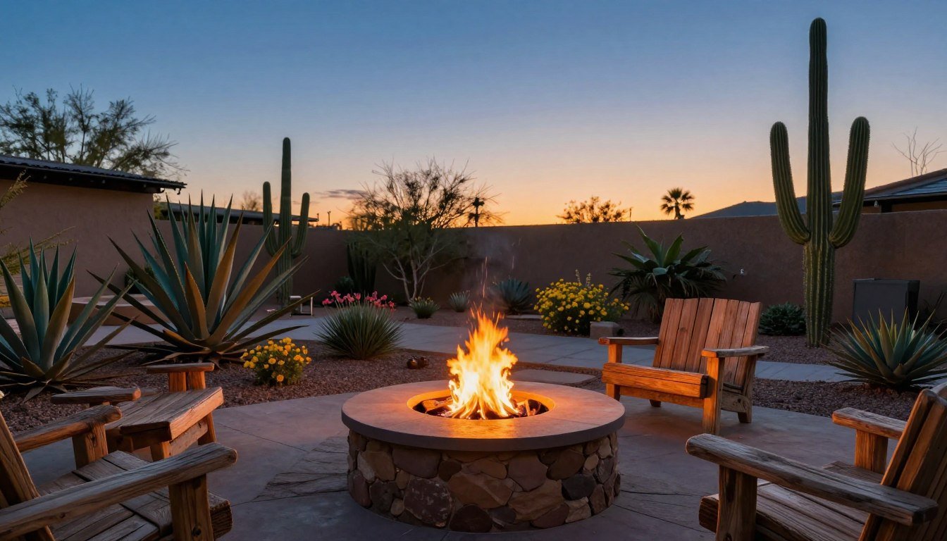 gas vs wood fire pit Phoenix