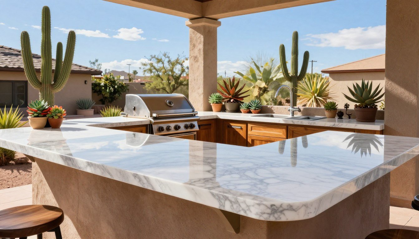 outdoor kitchen countertops Arizona