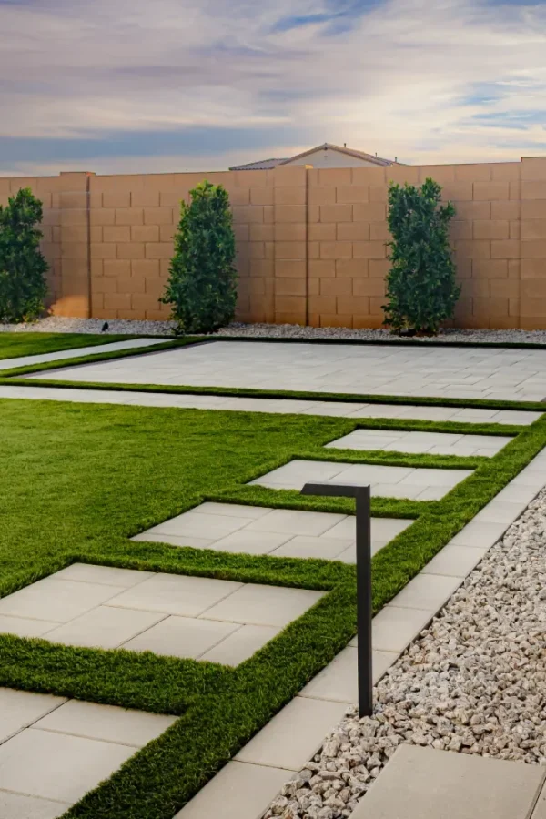 Modern Landscape Design With Succulent Plantings in Scottsdale, AZ
